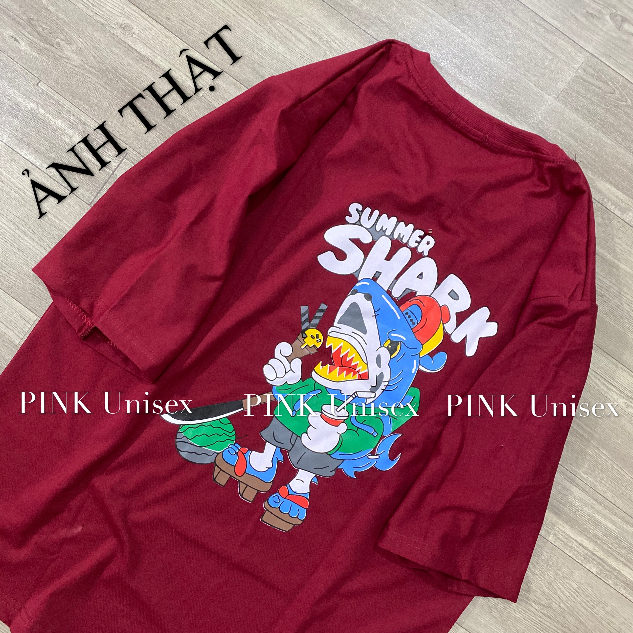 [HCM][ FULL SIZE +HÌNH THẬT ] Áo thun tay lỡ SHARK Unisex