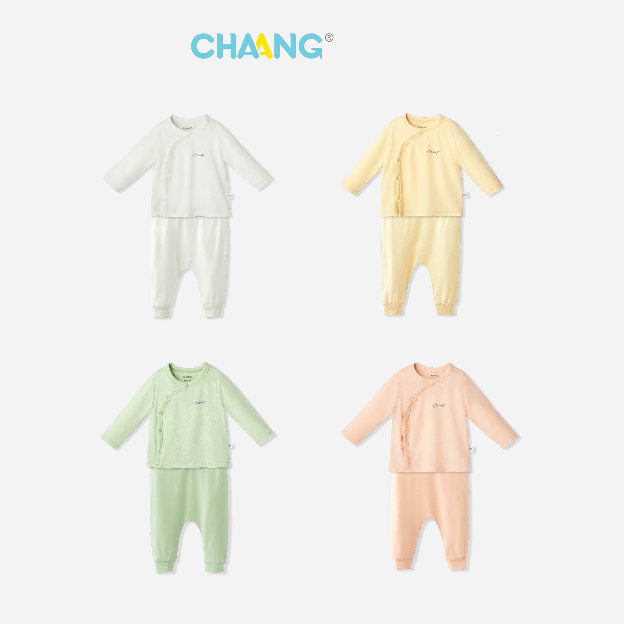 [CHAANG] Bộ quần áo dài cúc chéo Treasure Chaang