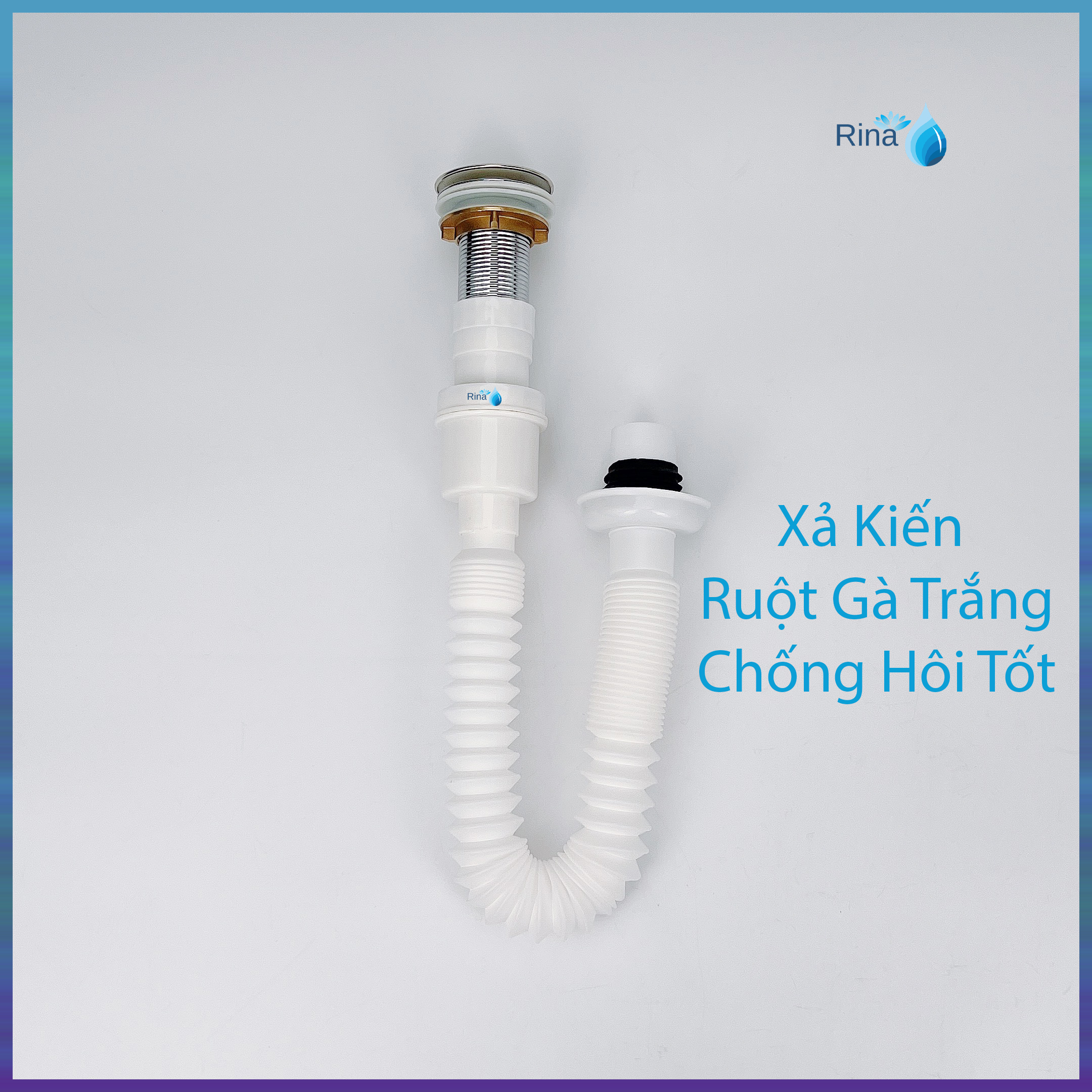 Bộ Xả Lavabo Nhấn Ruột Gà Nhựa ABS Dùng Cho chậu Lavabo Kiếng Xả Kiếng ...