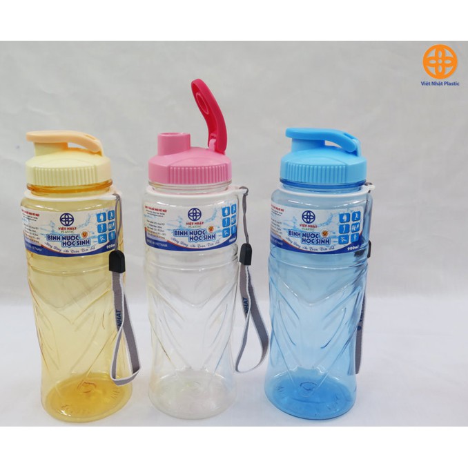 Combo 2 Bình Đựng Nước Học Sinh, Đi Thể Thao 900ml