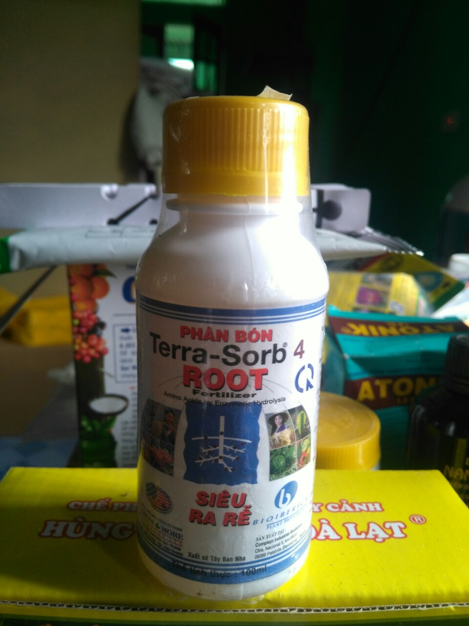Phân bón lá cao cấp siêu ra rễ Terra - Sorb 4 Root chai 100ml