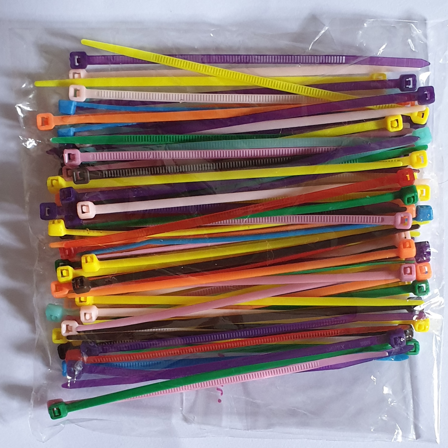 Gói 100 sợi dây rút nhựa dây thích nhựa nhiều màu 10cm 15cm