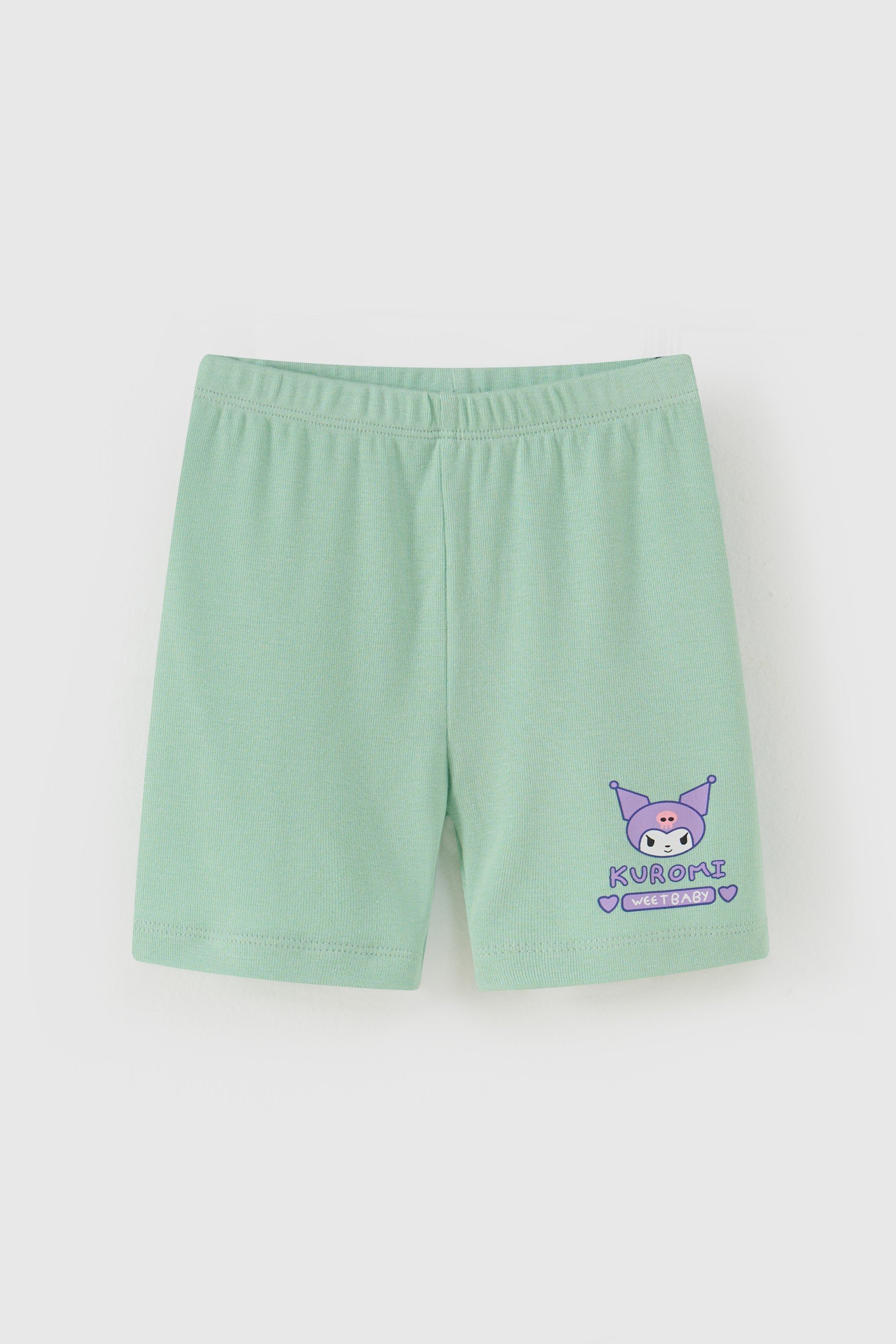 Quần thun legging bé gái Minnie Rabity quần legging lửng đùi chất cotton thoáng mát mùa hè cho bé gái 5728