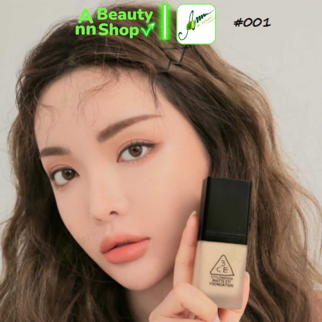 Kem nền 3CE MATTE FIT FOUNDATION 35ml SPF50+ PA+++