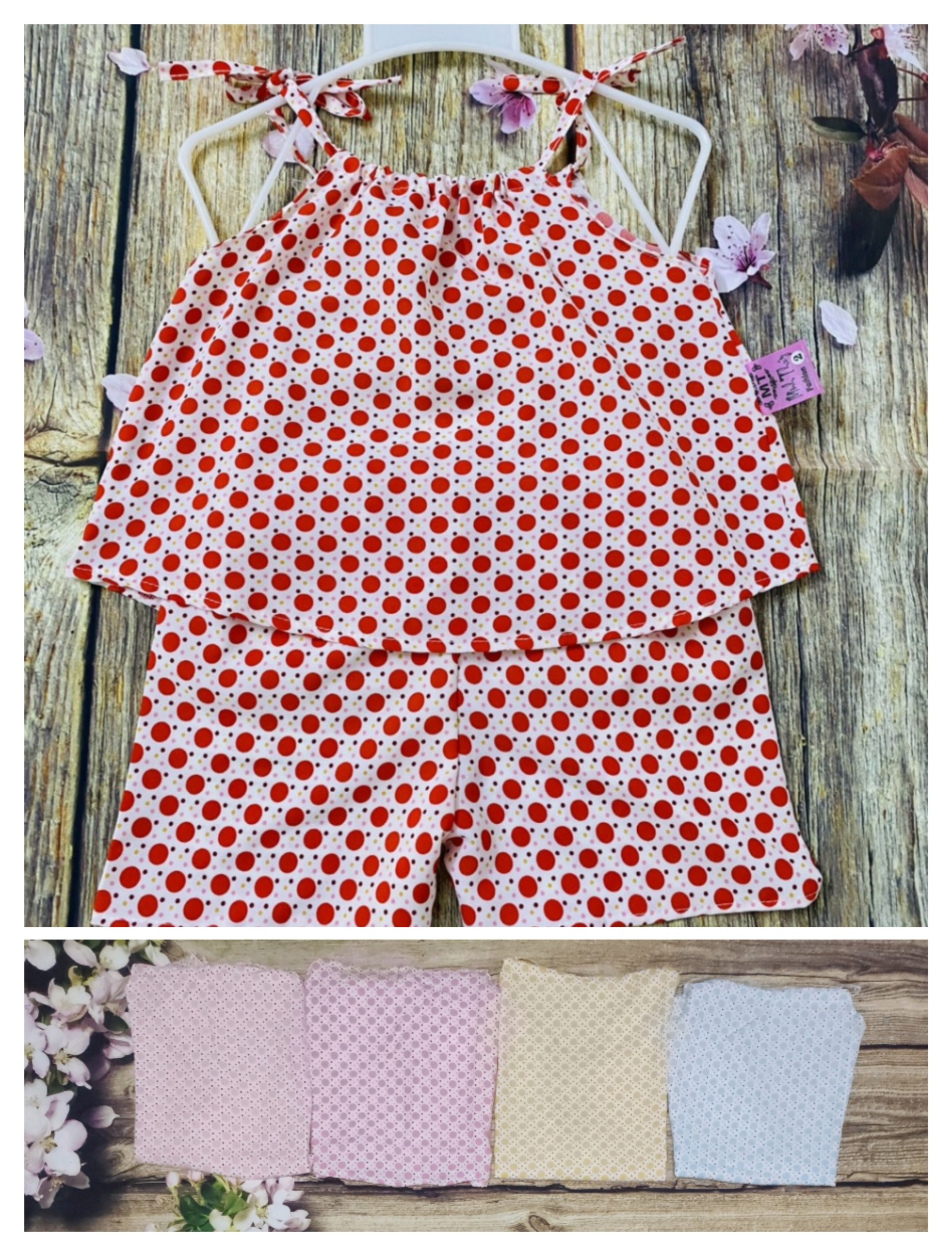 Bộ lụa dây bé (8-16kg) (giao màu ngẫu nhiên)