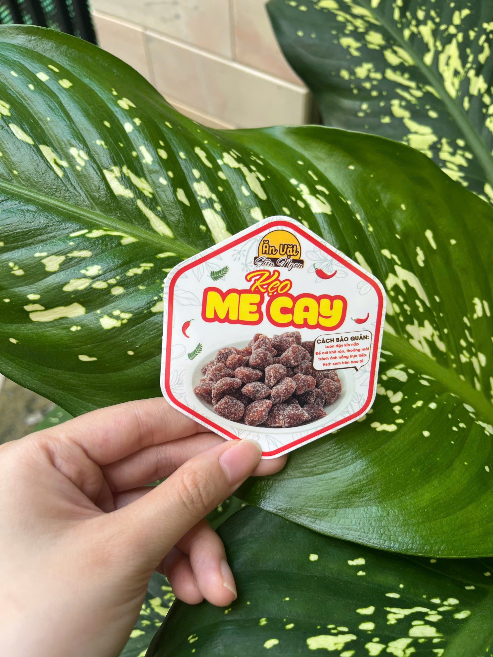 50 tem dán "Kẹo me cay" - 7x9.6cm