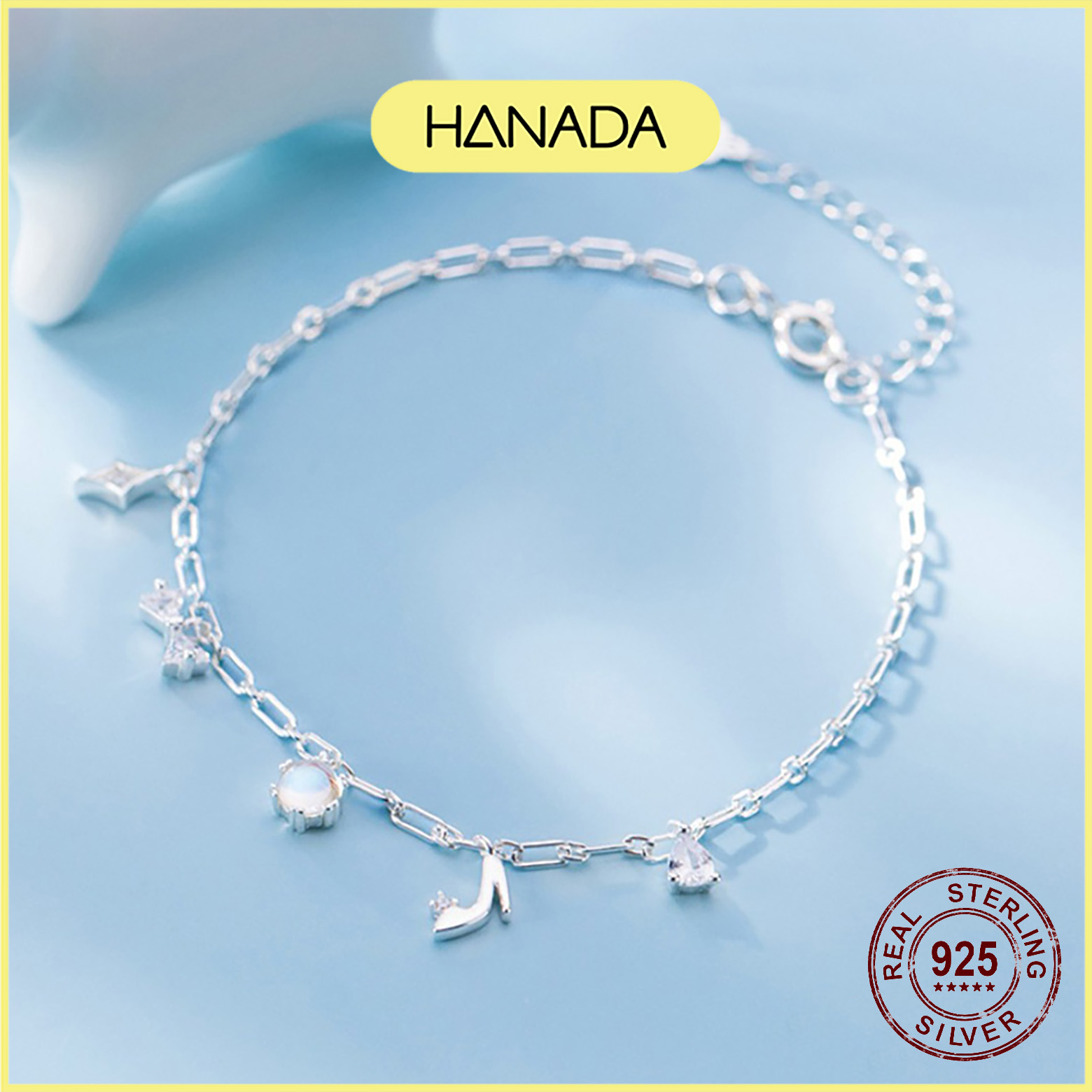 Lắc tay charm đá 0668