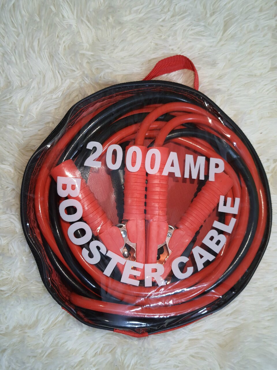 Bộ dây câu bình ắc quy 2000amp dài 4met bọc nhựa đầu kẹp tránh tia lửa điện (có túi đựng hình shop chụp)