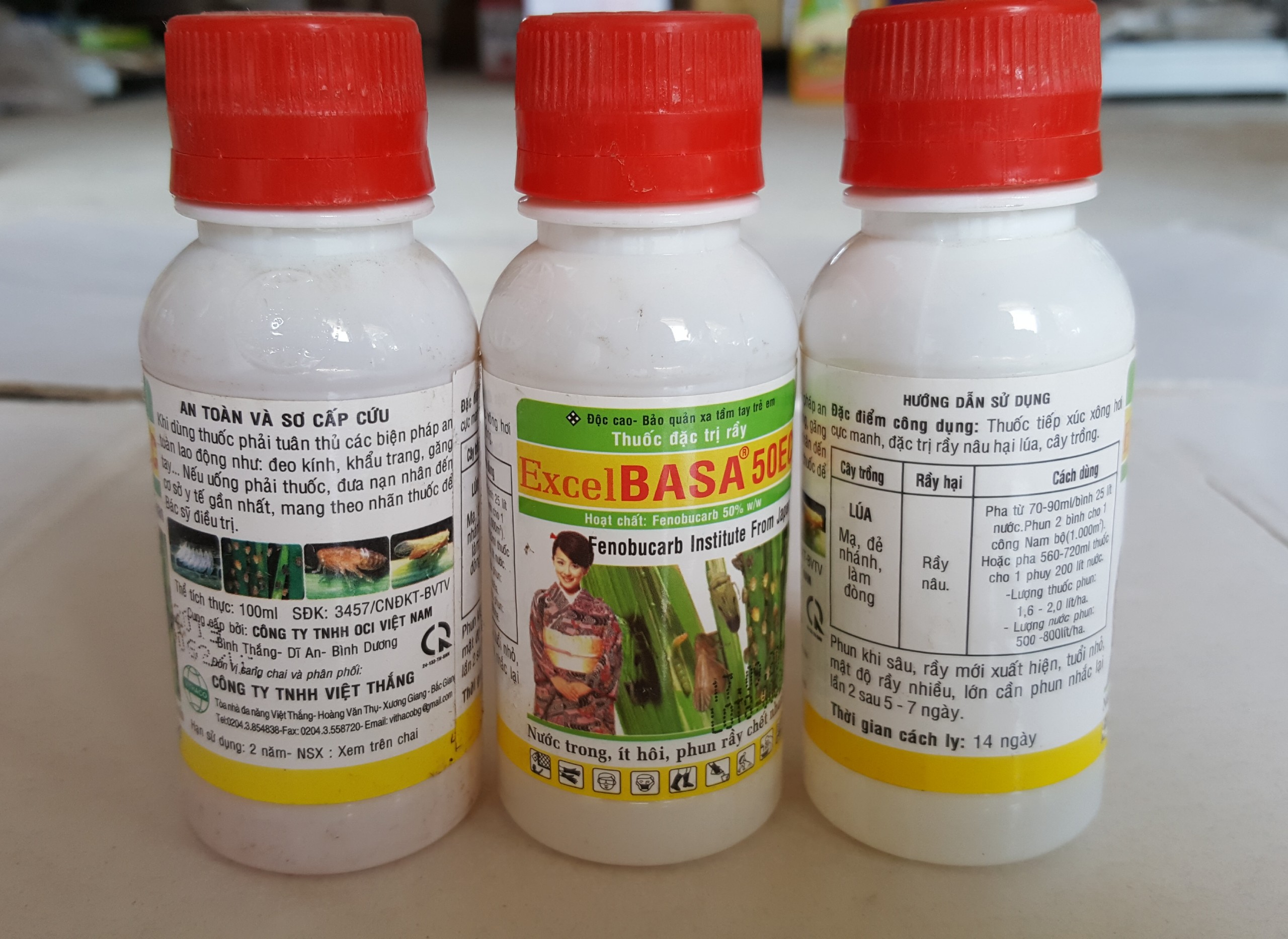 THUỐC ĐẶC TRỪ RẦY BASA 50EC - Chai 100ml