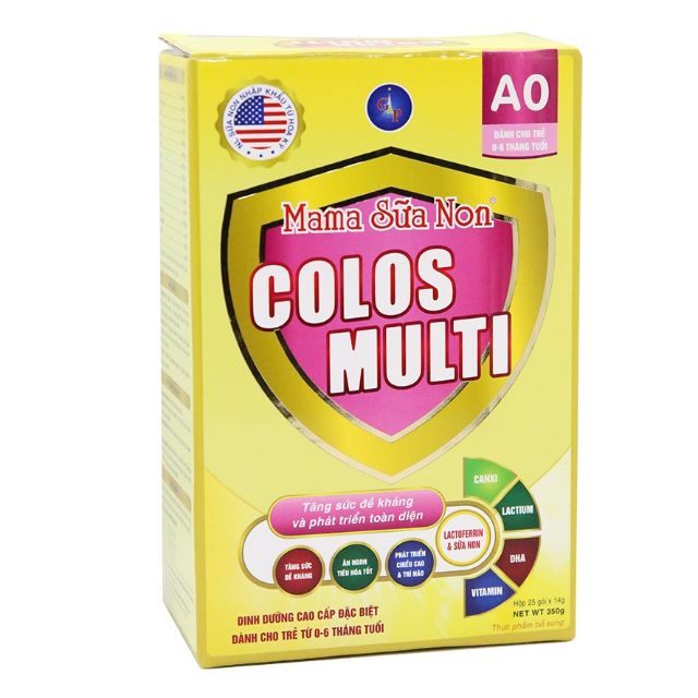 Sữa Non Mama Colos Multi A0 hộp 350g