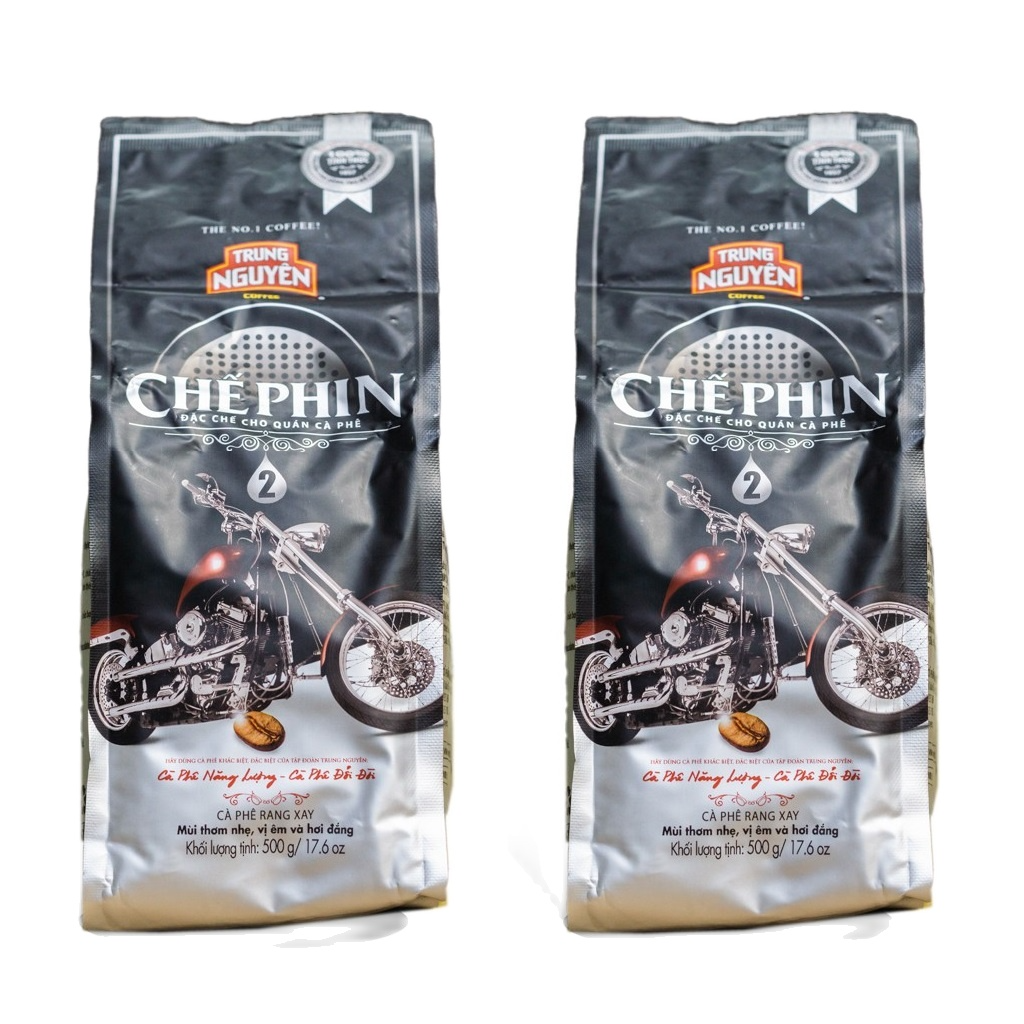 Cà phê trung nguyên chế phin 2 - bịch 500gam - cà phê rang xay đặc chế cho quán cà phê