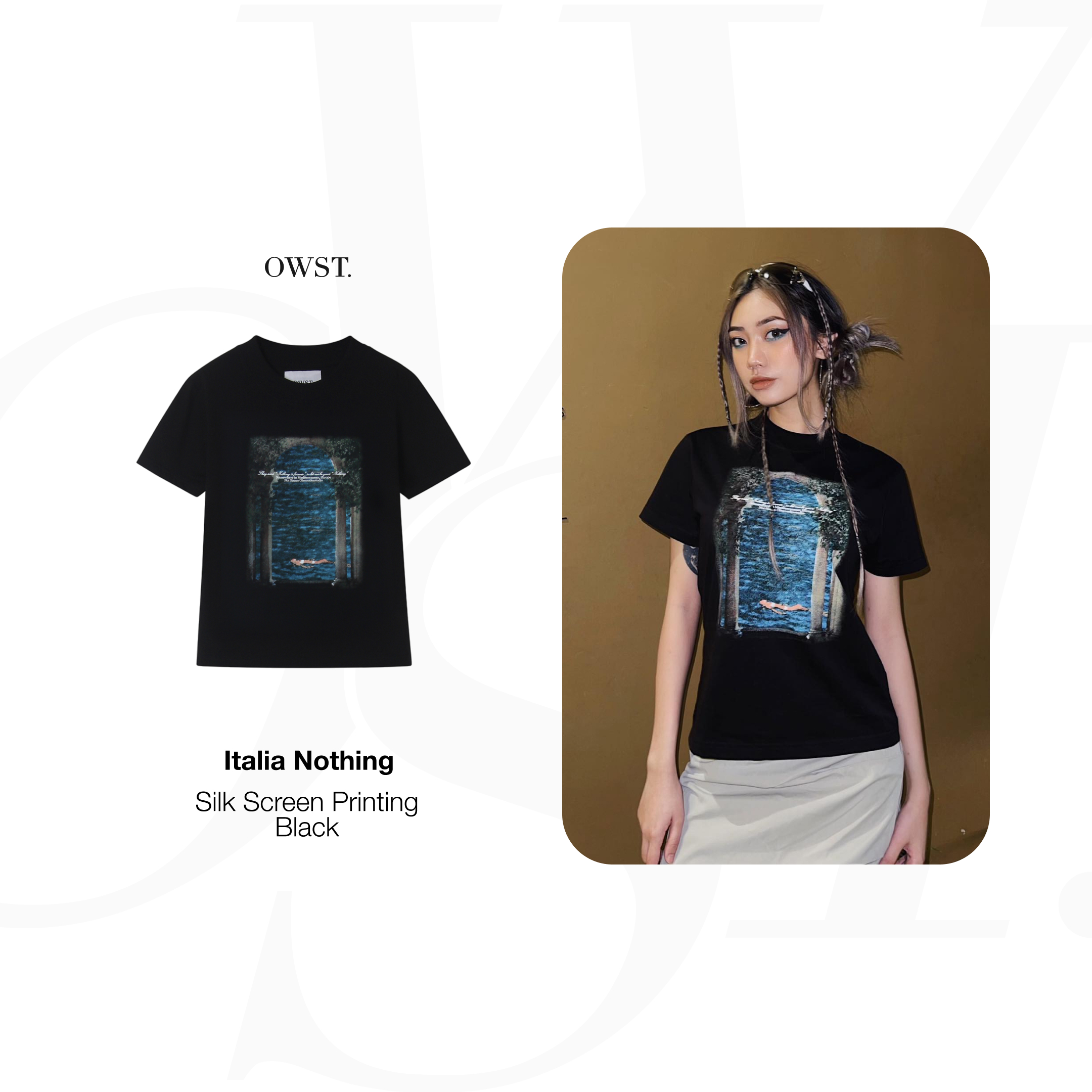 Áo thun nữ Oh Wonder Studio Italia Nothing