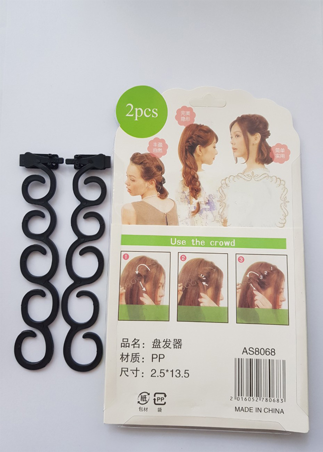 Sét 2 dụng cụ tết tóc mái siêu tiện V4