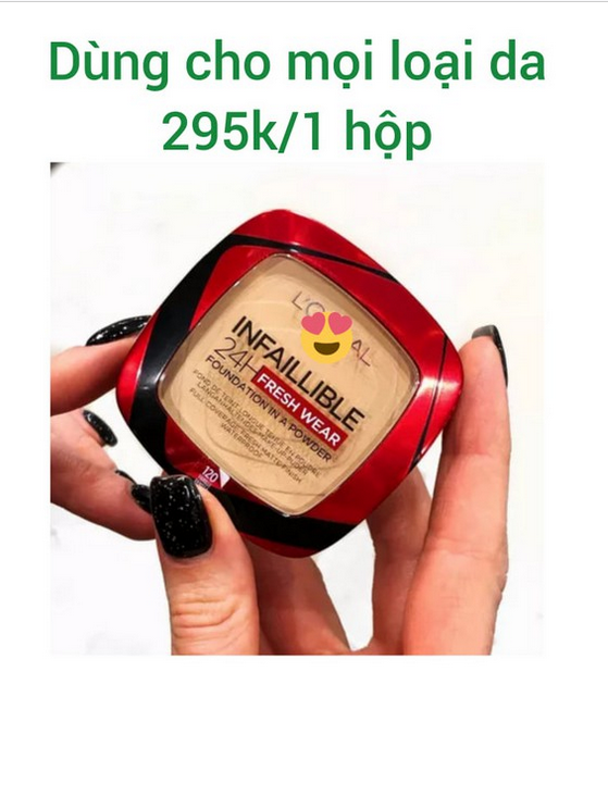 Phấn Phủ Loreal infallible 24h fresh wear powder