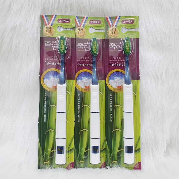 Combo 3 Bàn Chải Đánh Răng Muối Tre Hàn Quốc