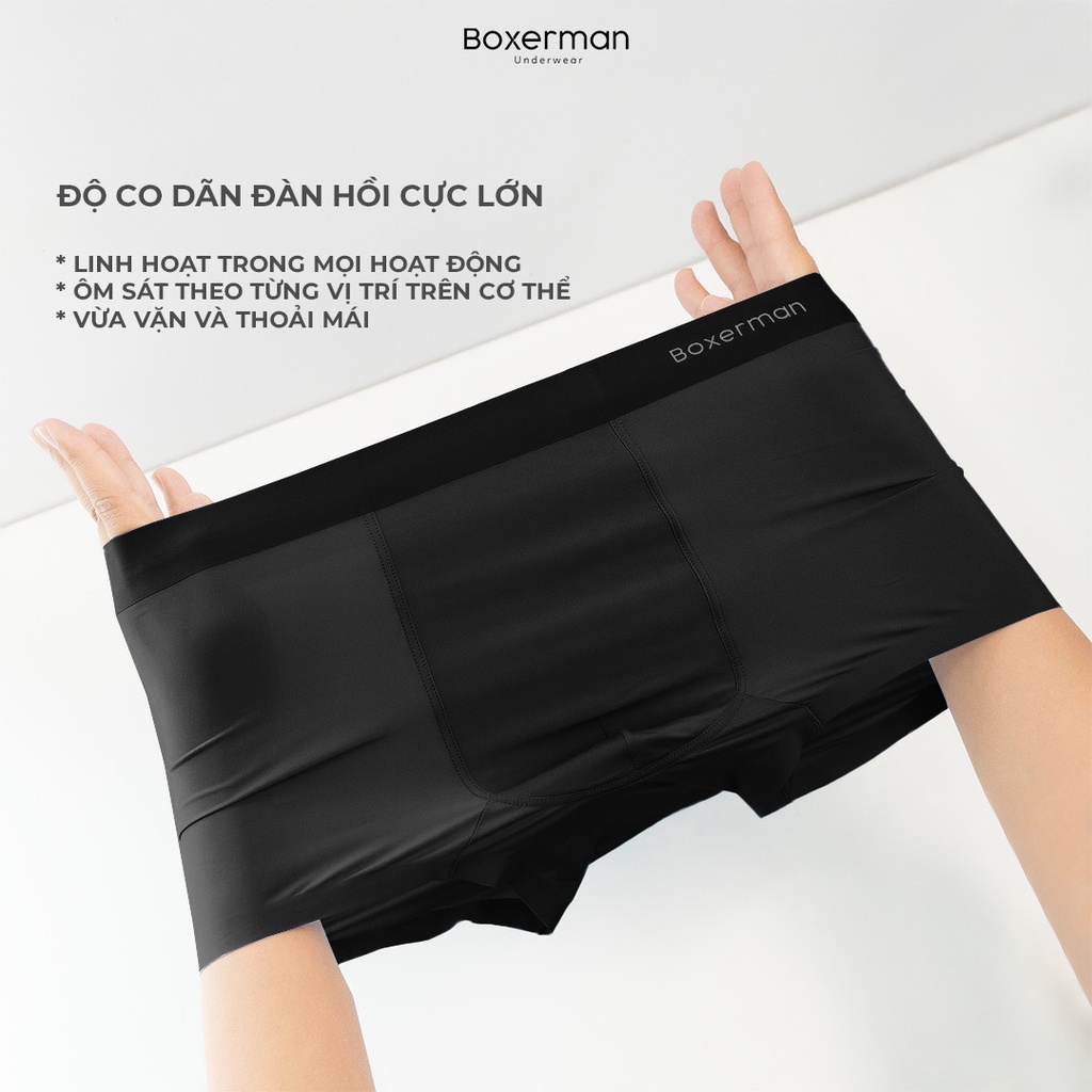 Quần lót nam boxer PRO FIT trunk polyester cao cấp BOXERMAN