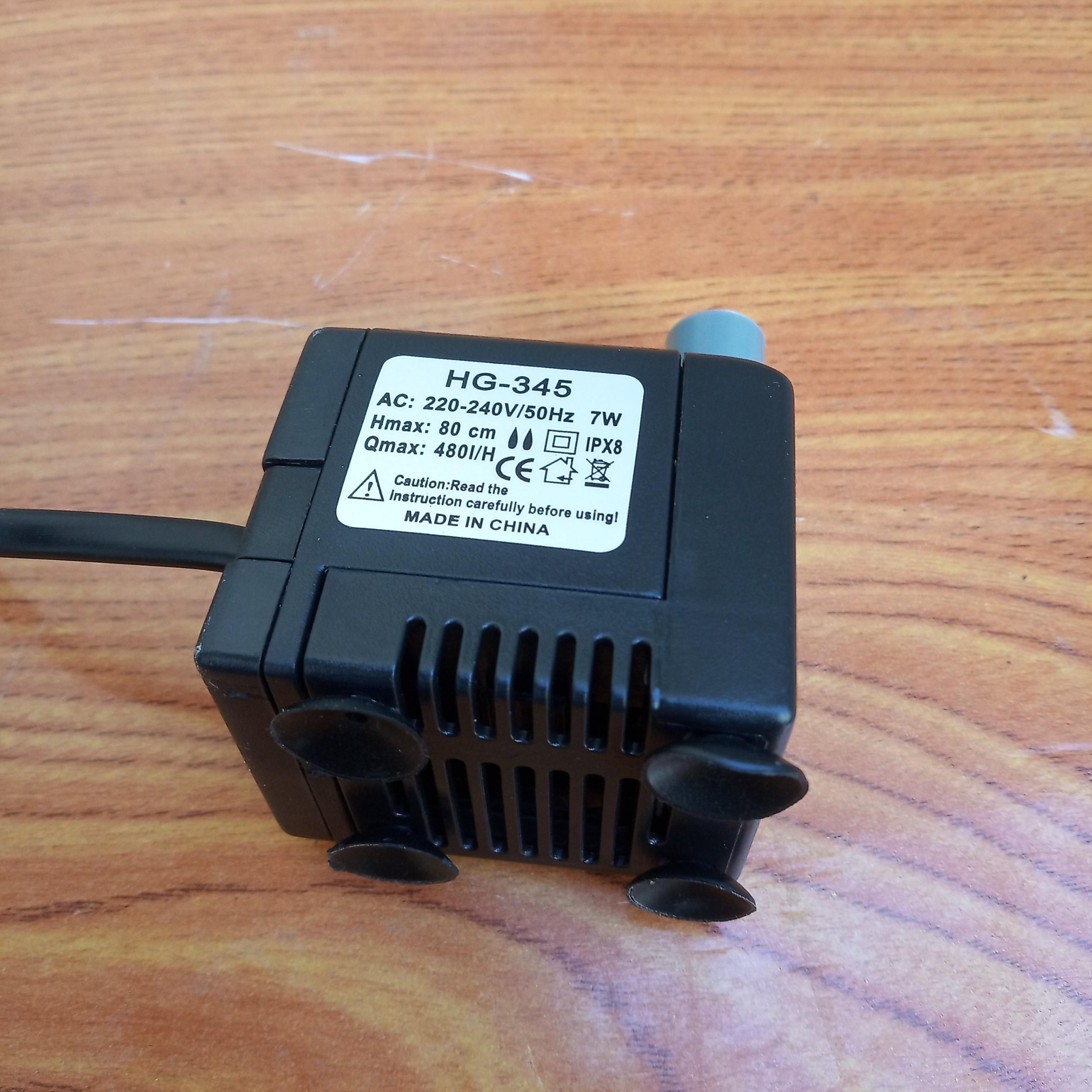 moto bơm quạt hơi nước 7w