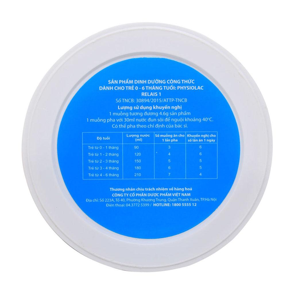 SỮA BỘT PHYSIOLAC 1 400G