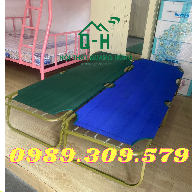 GIƯỜNG XẾP VẢI BỐ GIÁ RẺ