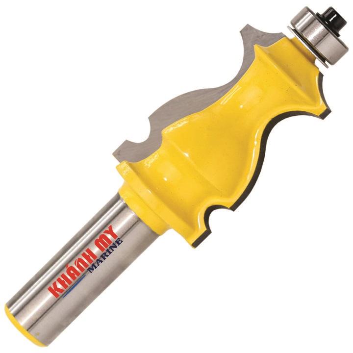 Mũi soi gỗ, mũi phay gỗ phay chỉ hoa văn, cốt 12.7mm