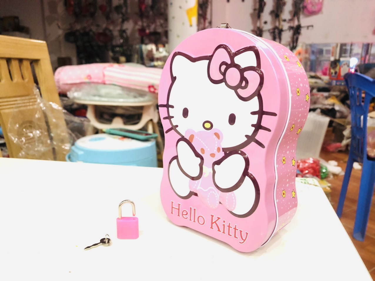 Két Sắt mini cho bé đựng lì xì [HÀNG LOẠI 1] Két Sắt dễ thương, mẫu mã đa dạng