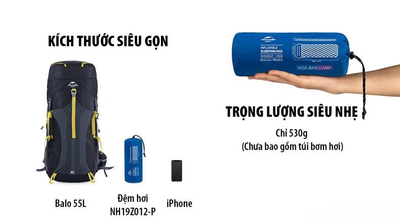Đệm hơi Naturehike NH19Z012-P (Đơn)