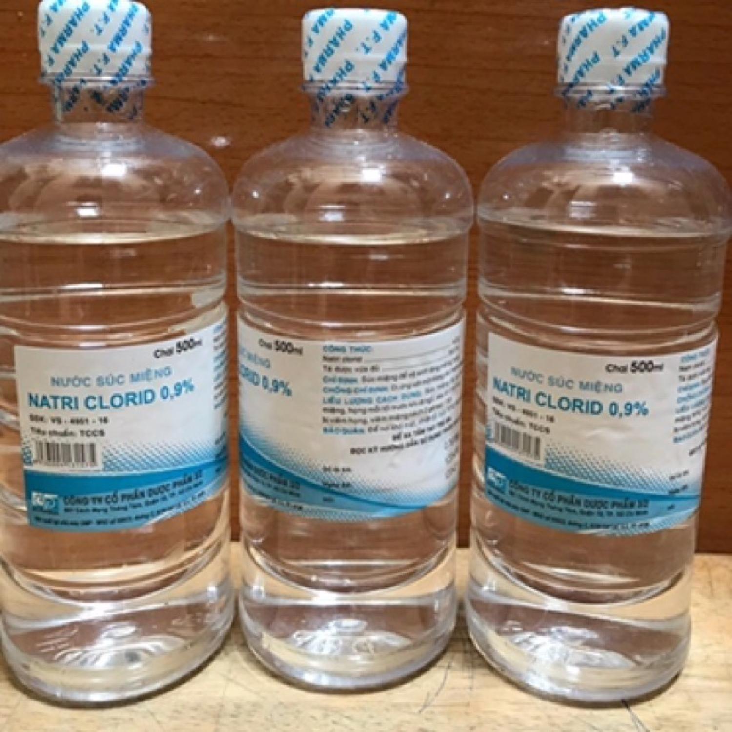 Nước muối sát khuẩn vô trùng của công ty 3/2.