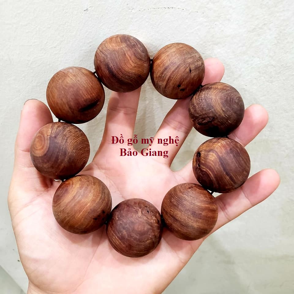 Vòng tay gỗ ngọc am thơm ngọt ngào 30ly