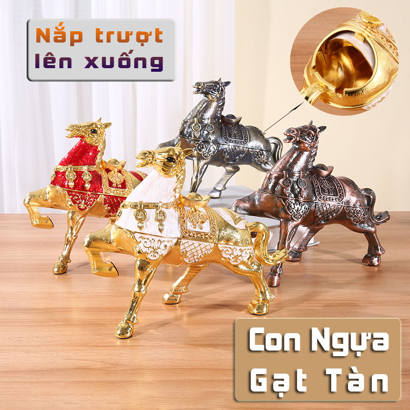 Gạt tàn sưu tầm độc lạ hình con ngựa