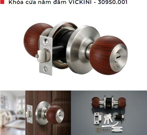 [HCM]Khóa tròn VICKINI 30950.001 (AC/W5)