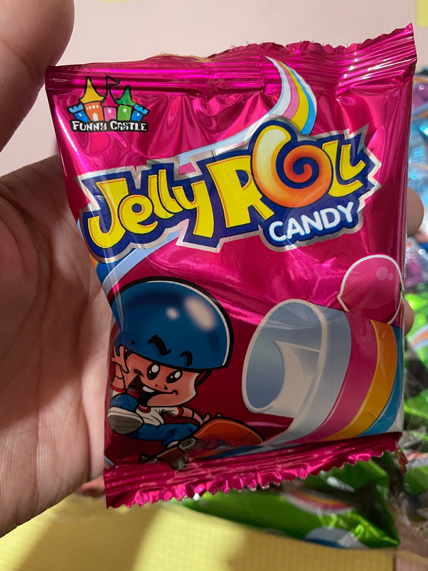 [HCM]KẸO CUỘN TRÁI CÂY JELLY ROLL CANDY ( Bịch 30 gói)