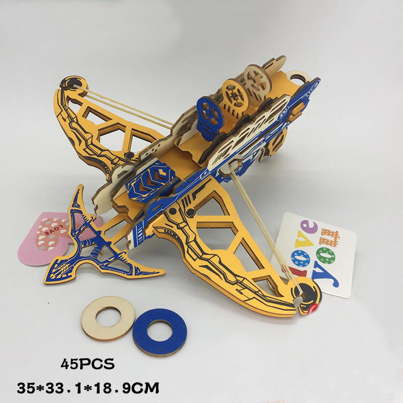 Đồ chơi lắp ráp gỗ 3D Mô hình Cross bow HC01