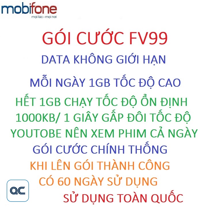 [HCM]Sim 4G mobifone tỷ GB có sẵn 2 tháng sử dụng