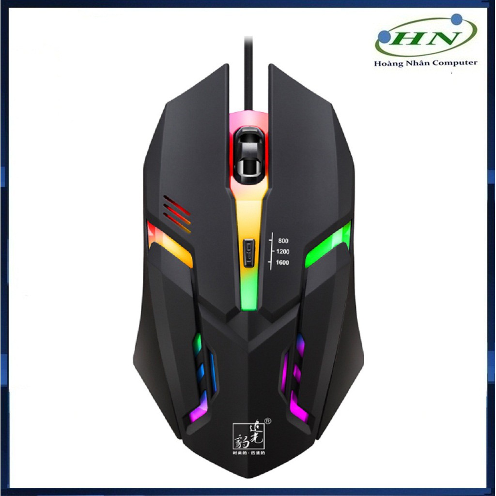 Chuột game k2 đèn led 7 màu đổi màu liên tục hot 2019