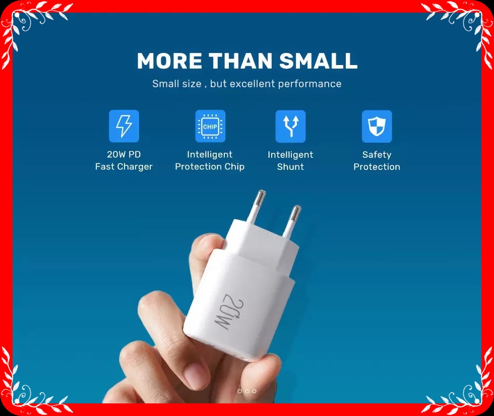 Củ Sạc Nhanh 20W Pd3.0 Qc3.0 Đầu Cắm Type C và USB