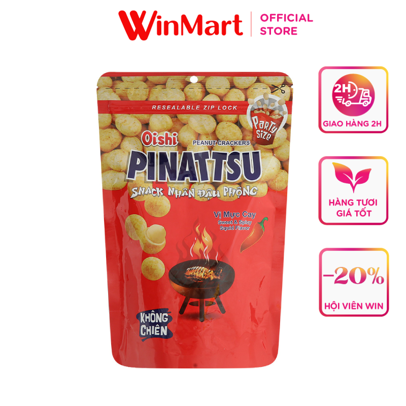 [Siêu thị WinMart] - Đậu phộng Pinattsu mực cay gói 85g