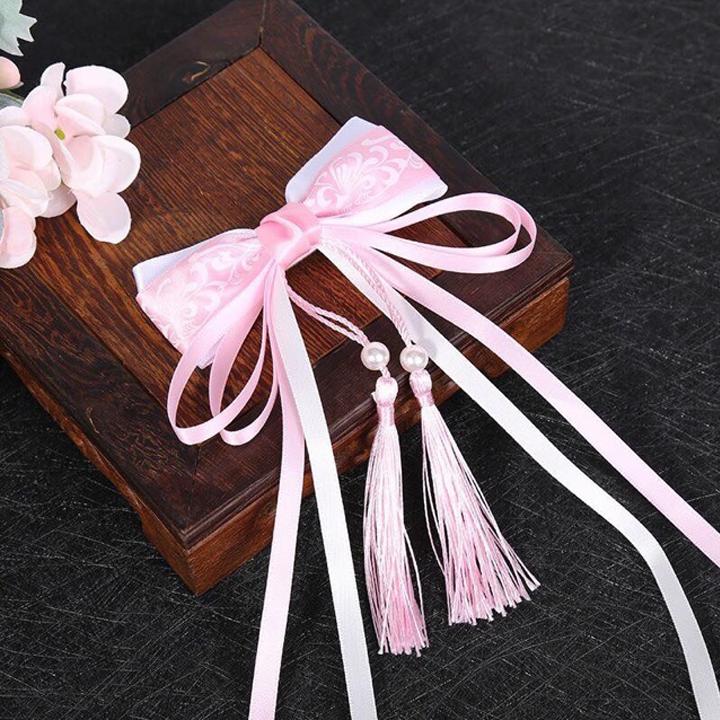 Kẹp Tóc Nơ Cổ Trang - Miêu Quán