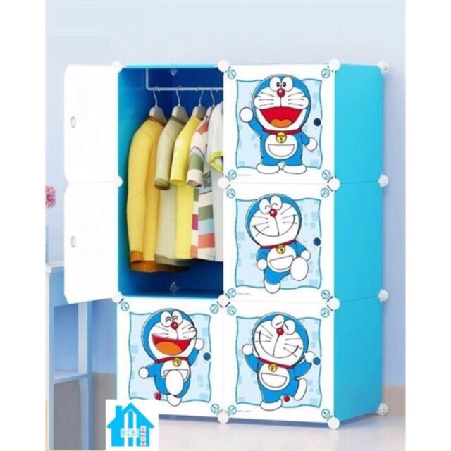 Tủ Ghép Đa Năng 6 Ô Đựng Quần Áo( Nhiều Mẫu)sâu 37cm