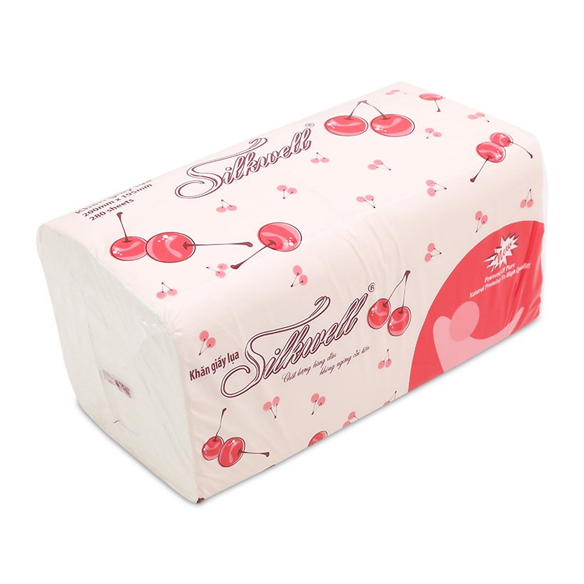 [4Healthy]Giấy rút lụa Silkwell 2 lớp 280 tờ
