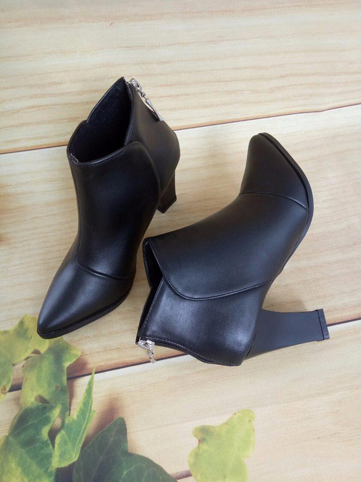 Giày boot bốt nữ đẹp Rosata sang trọng RO137