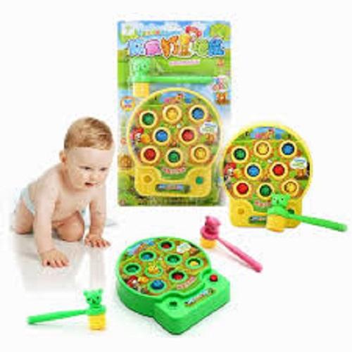 Đồ chơi đập chuột phát nhạc tập phản xạ cho bé, do choi dap chuot phat nhac tap phan xa cho be (kèm pin)
