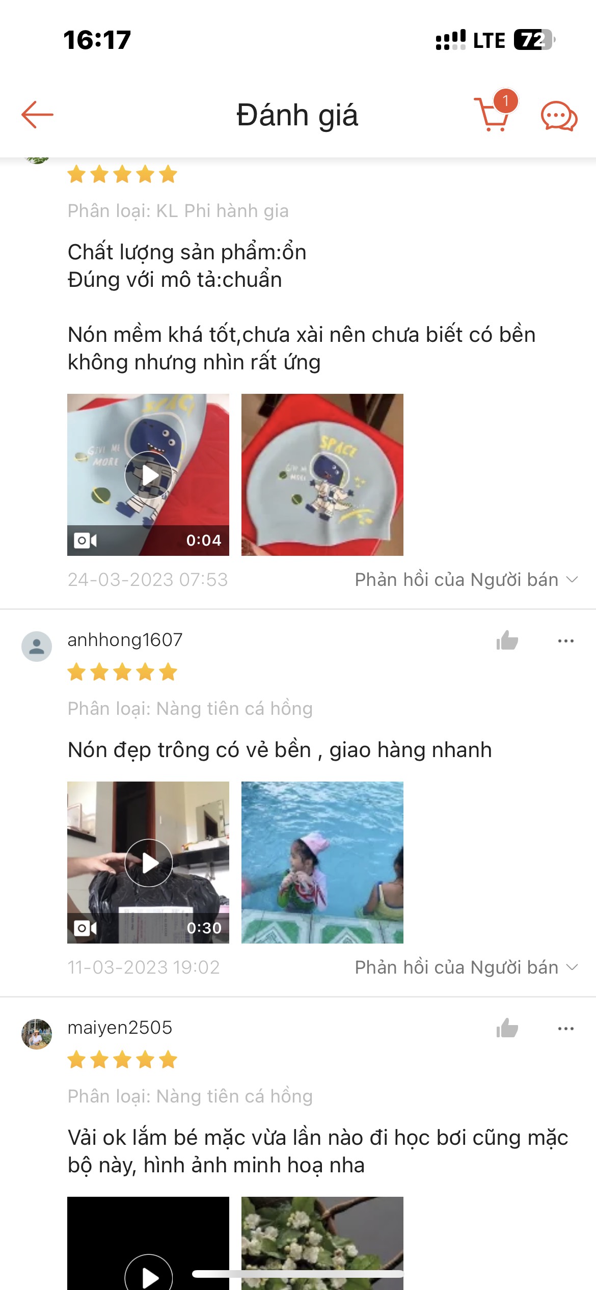 Nón bơi Silicon cho trẻ em