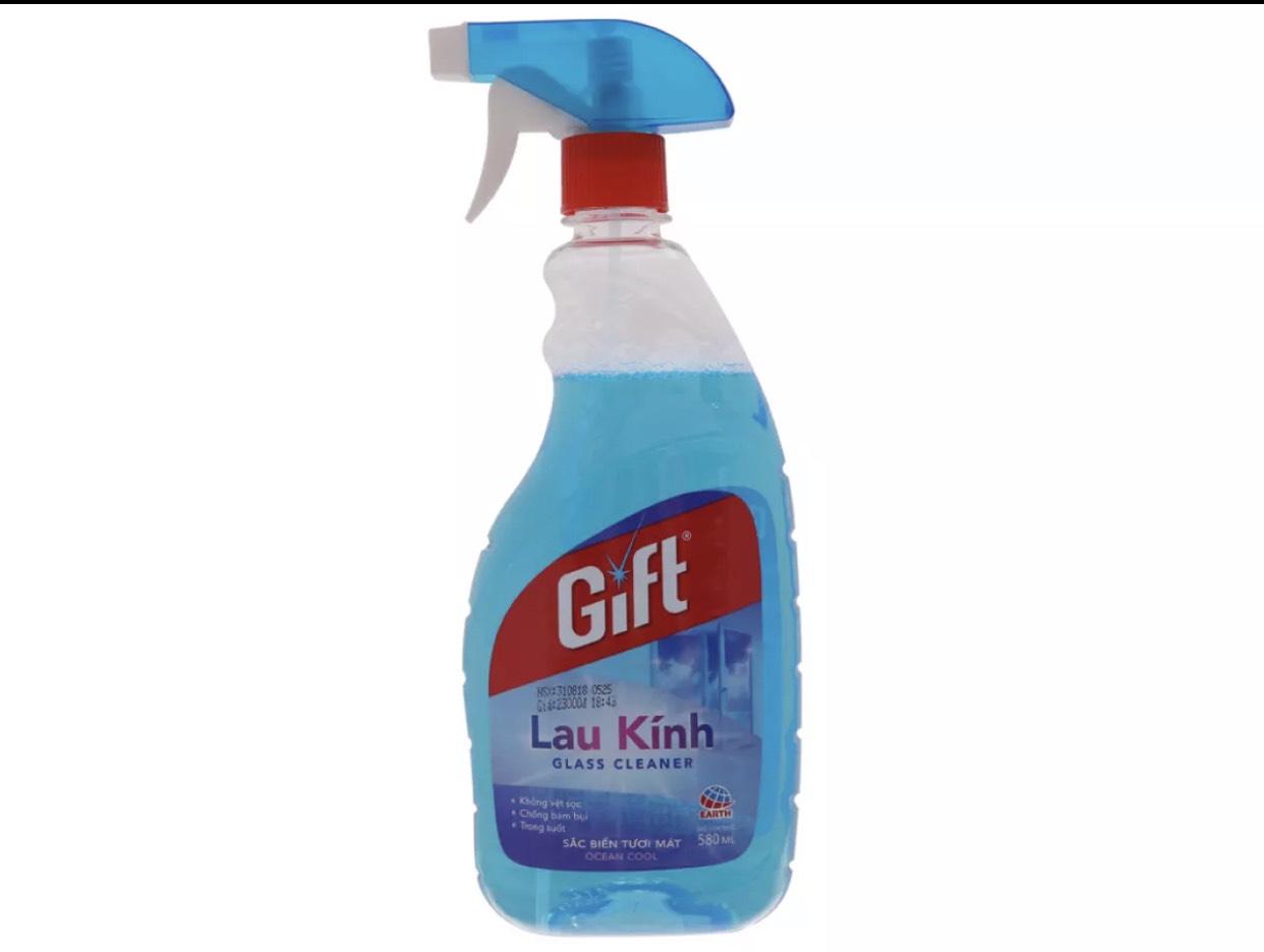 Nước xịt kính GIft chai 580ml.