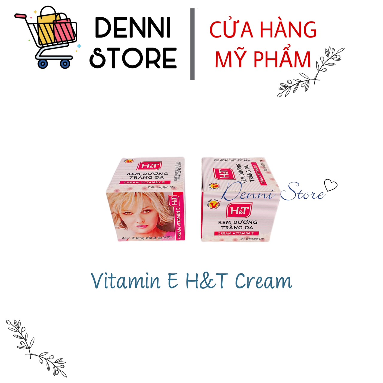 [HCM]Lẻ hộp kem Vitamin E H&T 35g