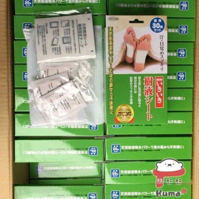 Miếng Dán Thải Độc Chân Toplan Nhật Bản 30 Miếng
