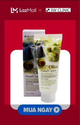 Kem dưỡng da tay Olive 3W Clinic Olive Hand Cream 100ml