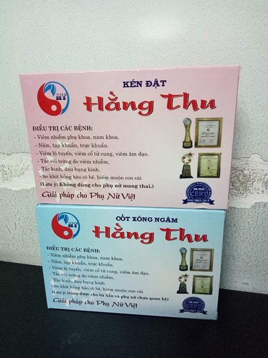 KÉN ĐẶT PHỤ KHOA HẰNG THU tặng  kèm cốt xông ngâm trị giá 300k