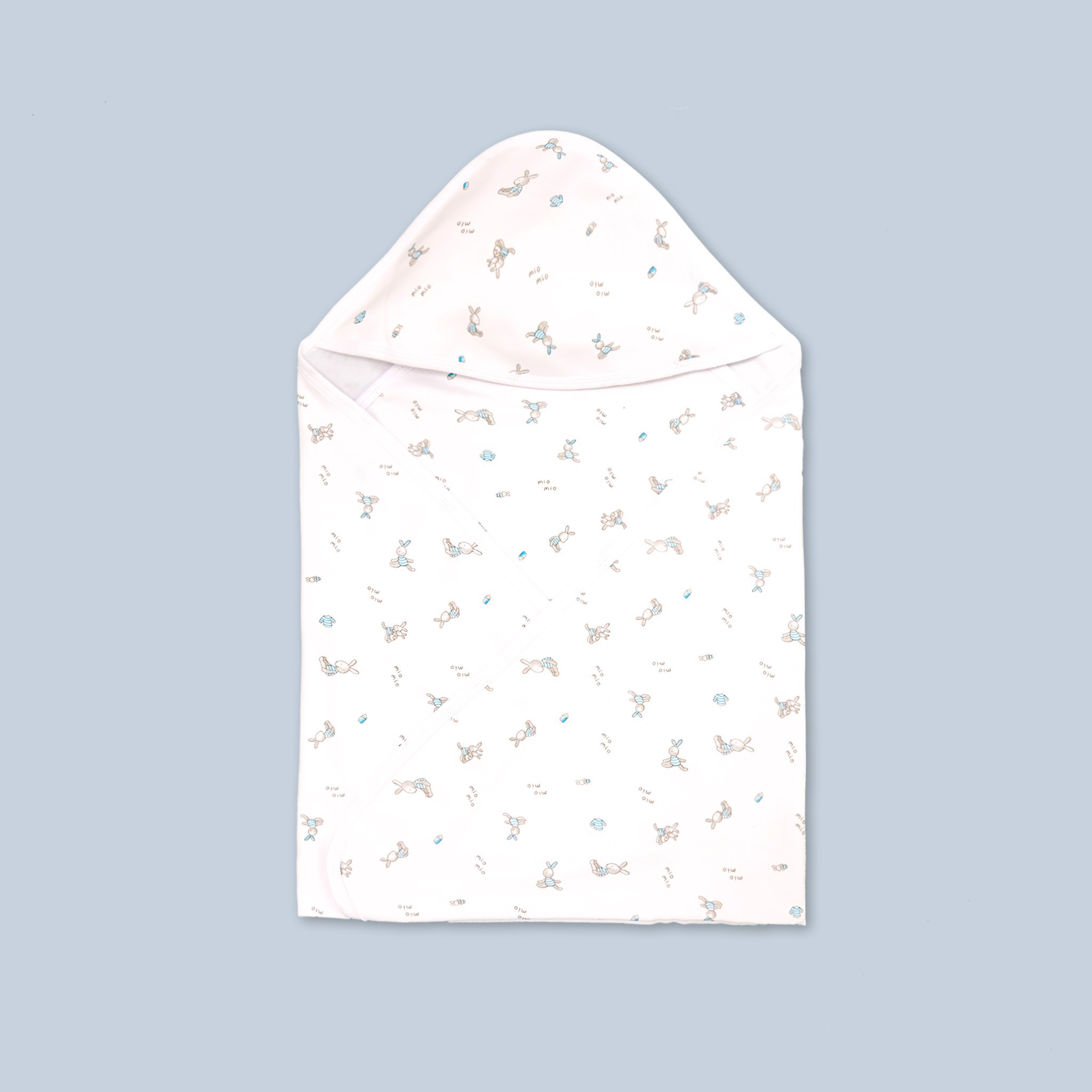 Tấm quấn sơ sinh 1 lớp miomio, dành cho bé trai bé gái chất liệu 100% cotton_freesize