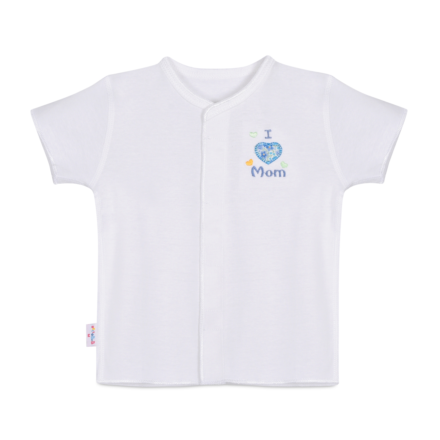 Áo sơ sinh cổ tim tay ngắn AL0259 - HELLO BB