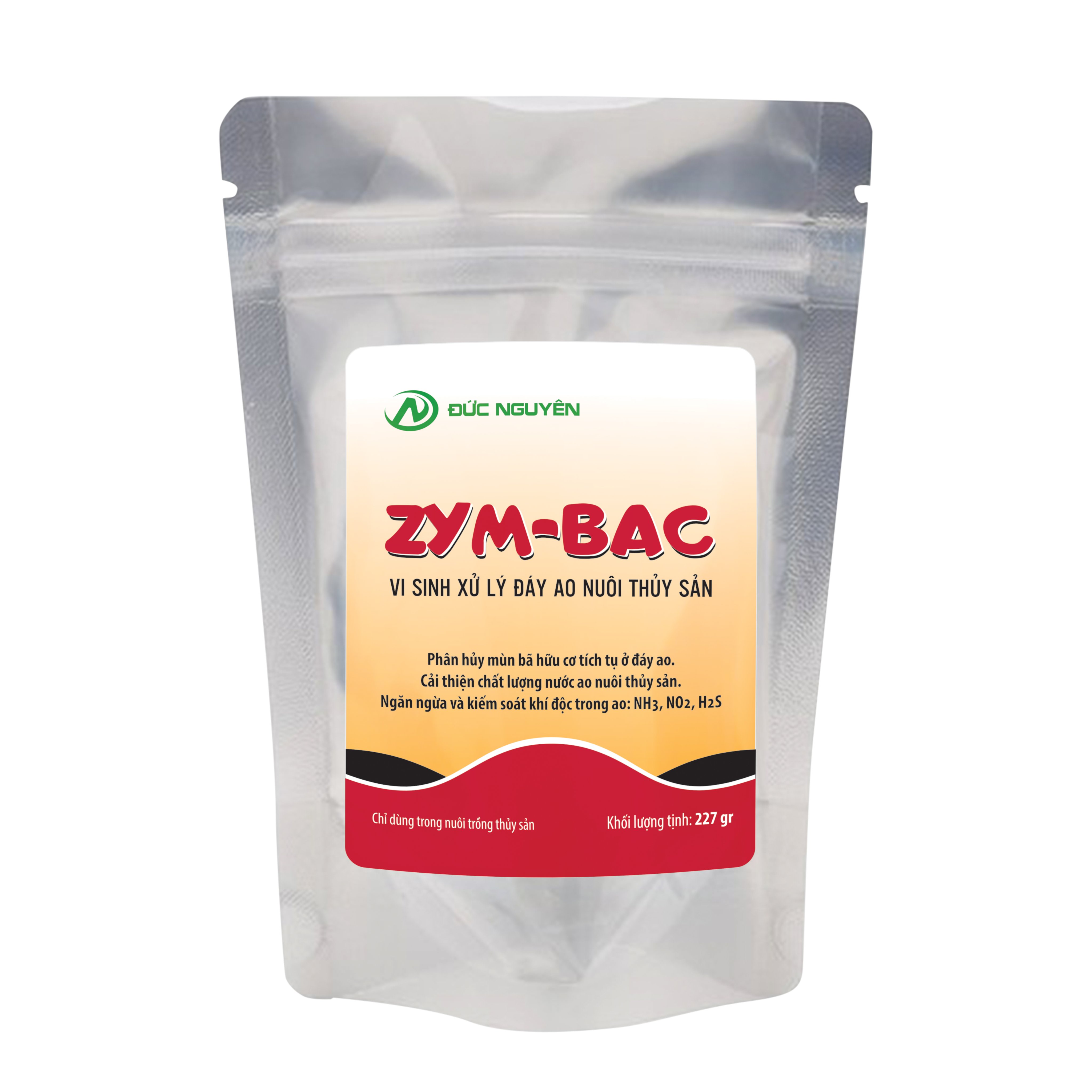 5 gói men vi sinh xử lý đáy ao hồ thủy sản ZYM-BAC red